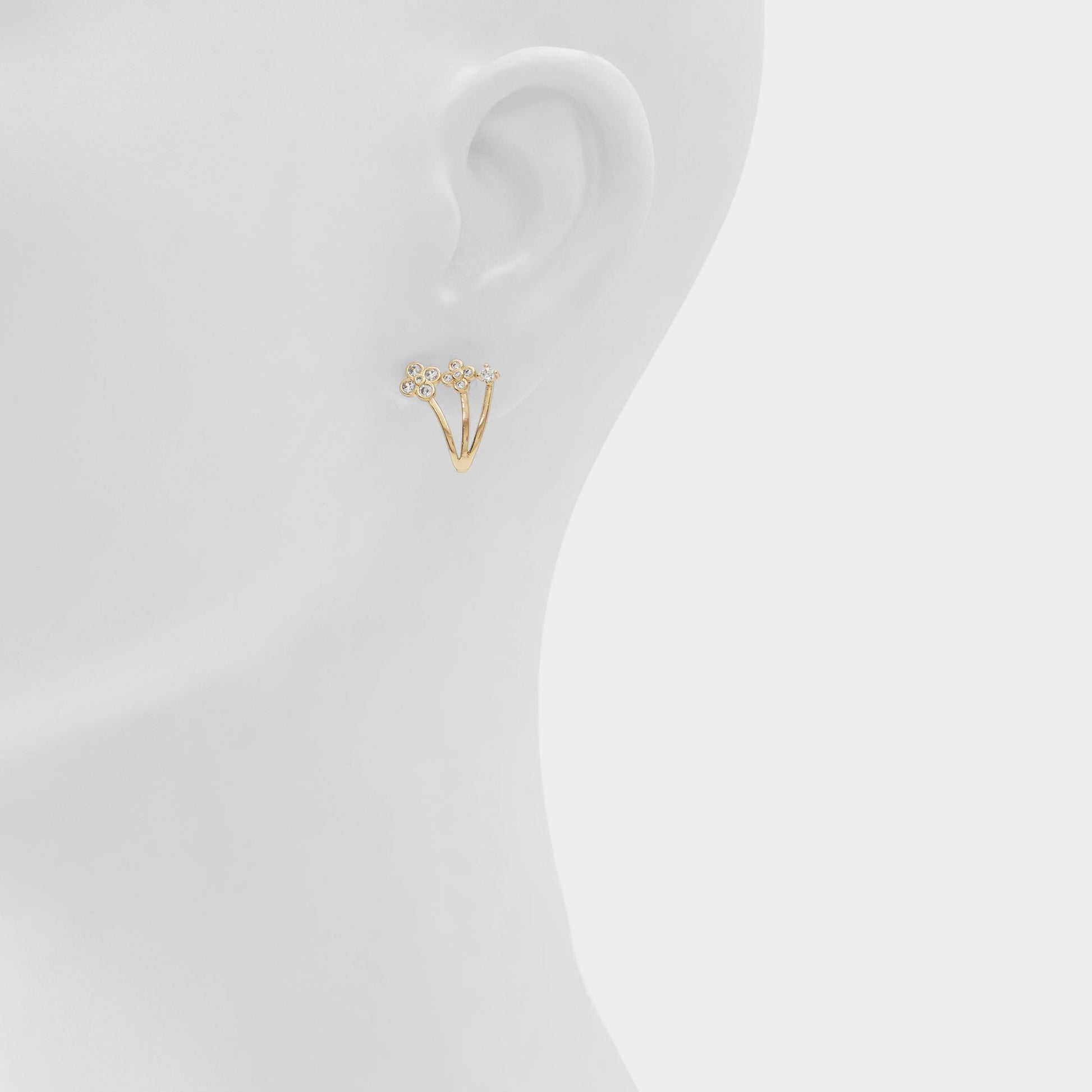 Asieweth Gold/Clear Multi Women's Earrings - Earrings - Gold/Clear Multi