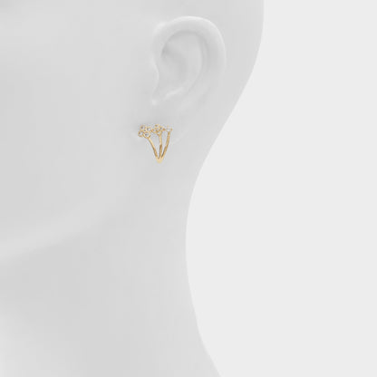 Asieweth Gold/Clear Multi Women's Earrings - Earrings - Gold/Clear Multi