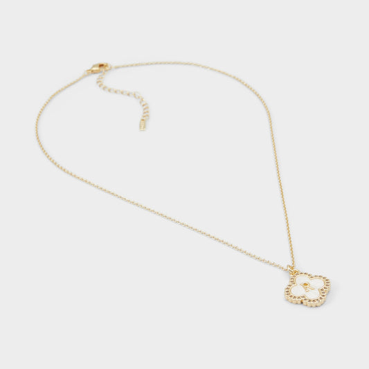 Broisa Gold Women's Cubic Zirconia - Necklace - Gold