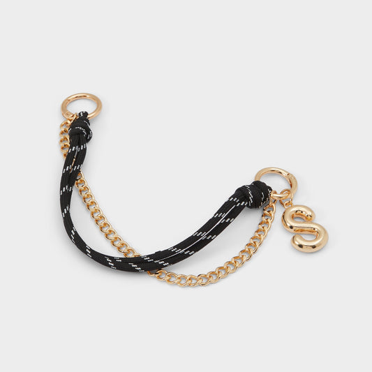 Alphabet Gold Women's Bag Charms & Keychains - Bag charm - Gold