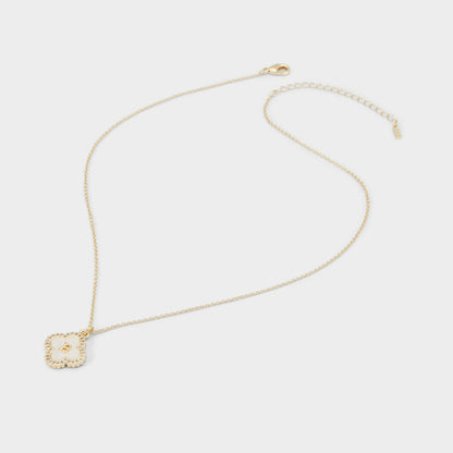 Broisa Dark Yellow Women's Cubic Zirconia - Necklace - Dark Yellow