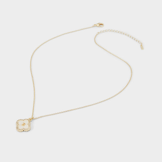 Broisa Dark Yellow Women's Cubic Zirconia - Necklace - Dark Yellow