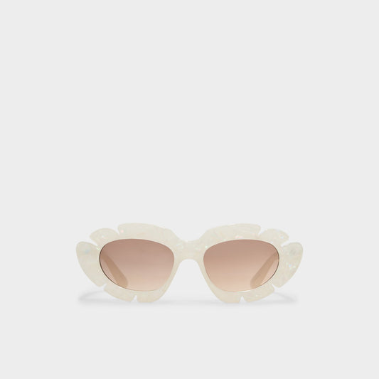 Caumasee White Women's Cat eye - Cat eye sunglasses - White