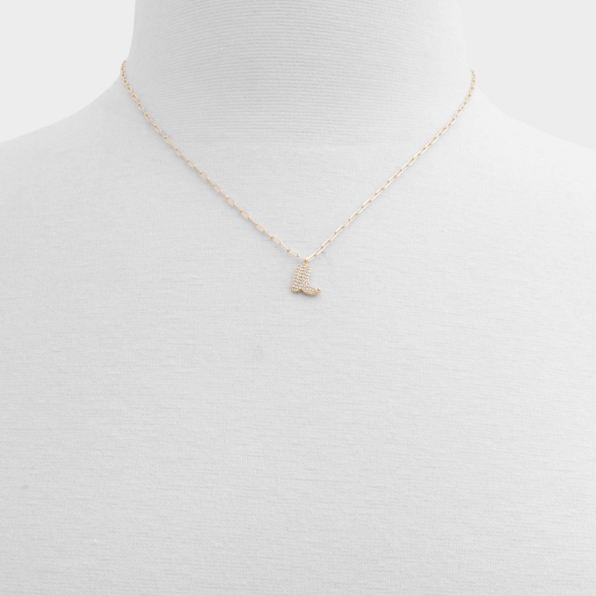 Lassolove Gold/Clear Multi Women's Necklaces - Pendant necklace - Gold/Clear Multi