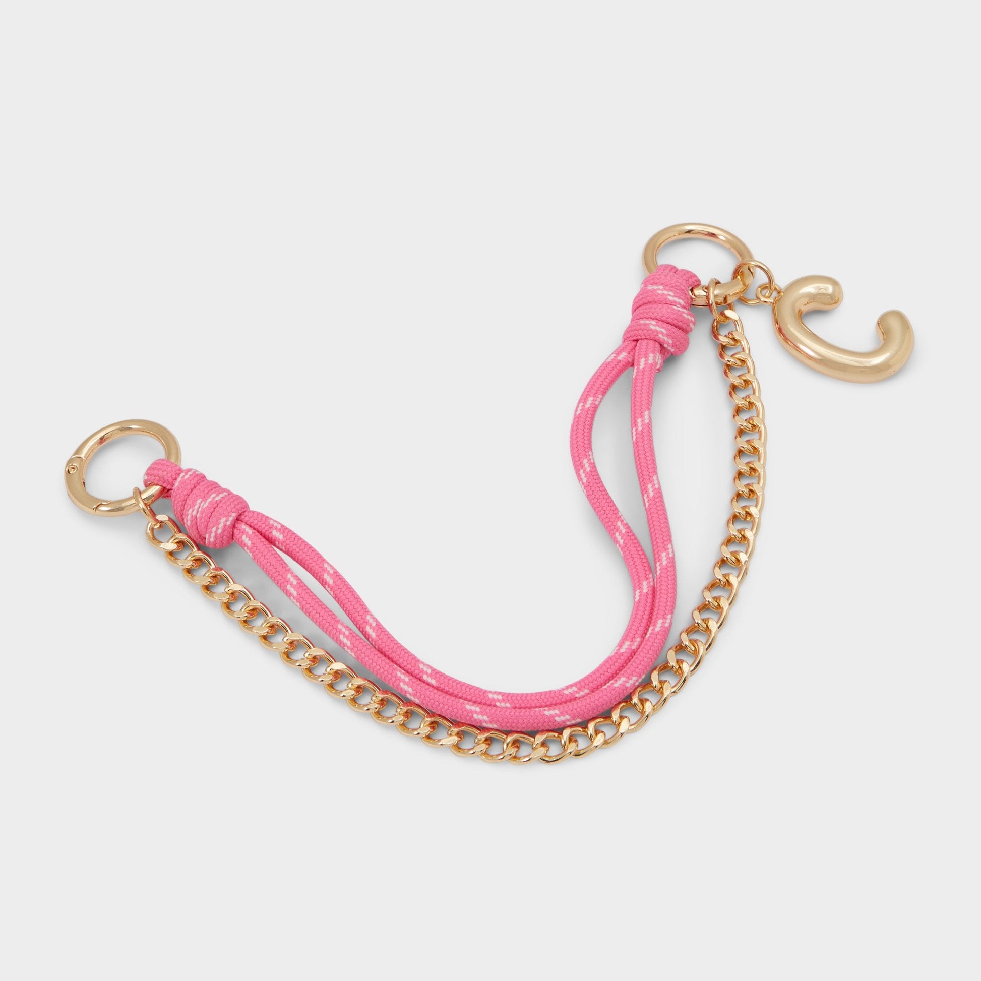 Alphabet Gold Women's Bag Charms & Keychains - Bag charm - Gold