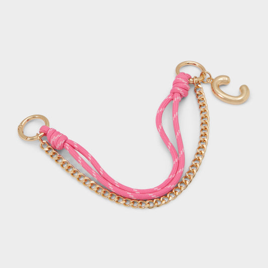 Alphabet Gold Women's Bag Charms & Keychains - Bag charm - Gold