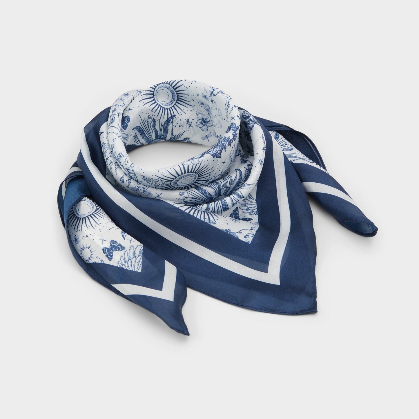 Wilse Navy Women's Scarves - Scarf - Navy