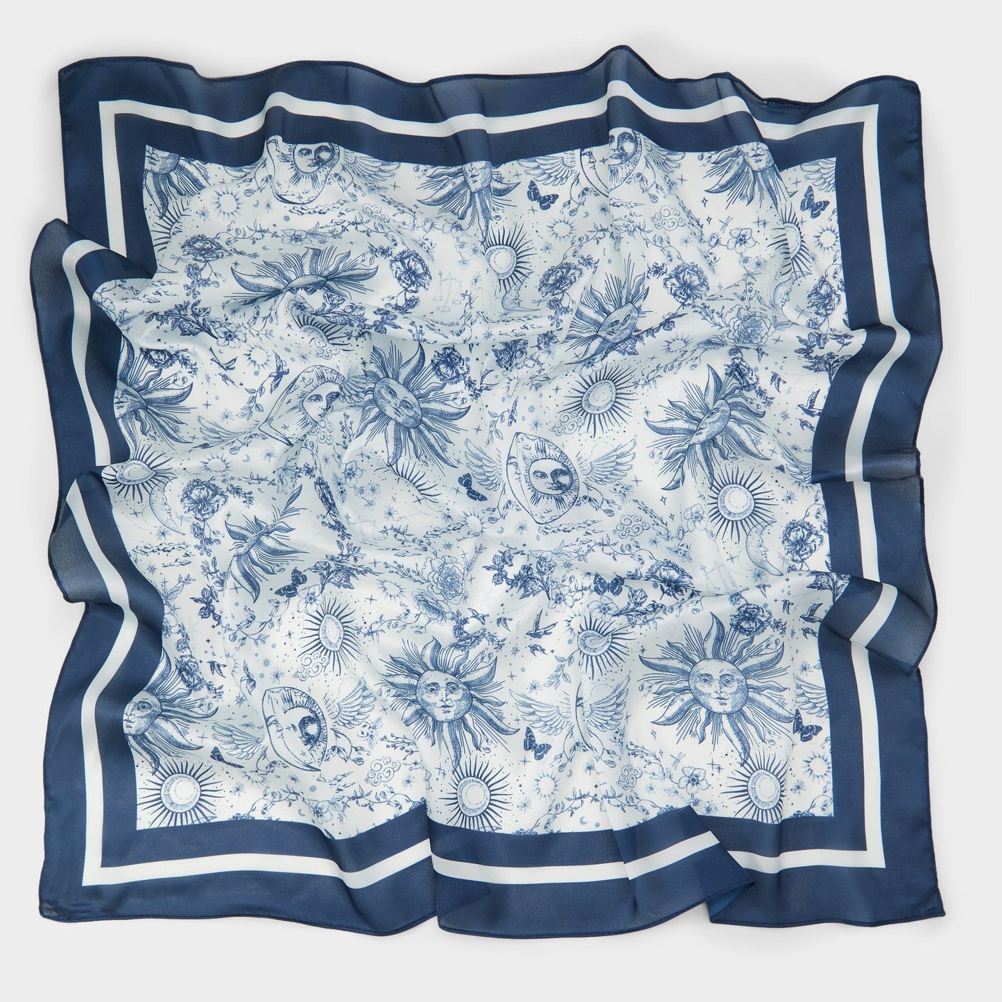 Wilse Navy Women's Scarves - Scarf - Navy
