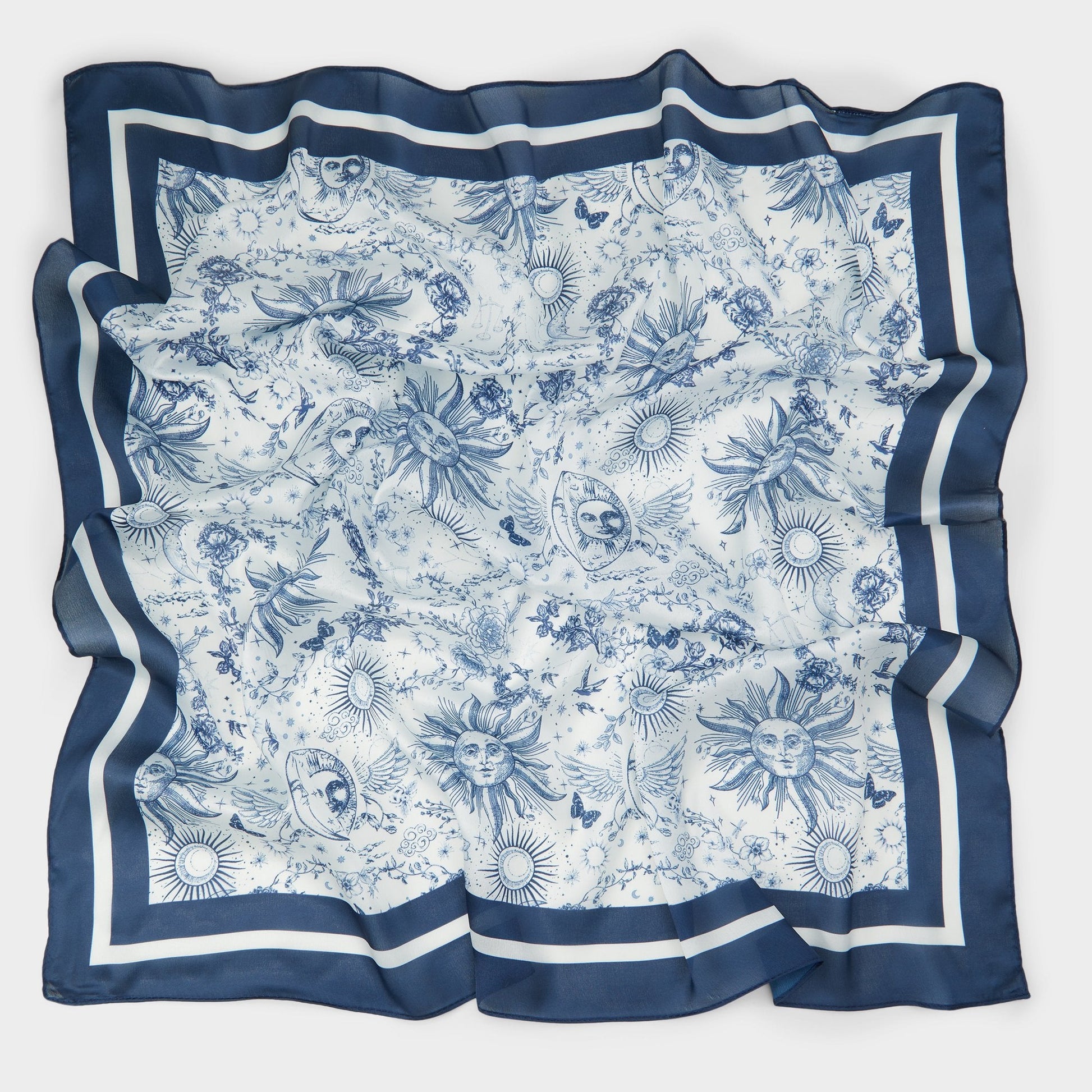 Wilse Navy Women's Scarves - Scarf - Navy