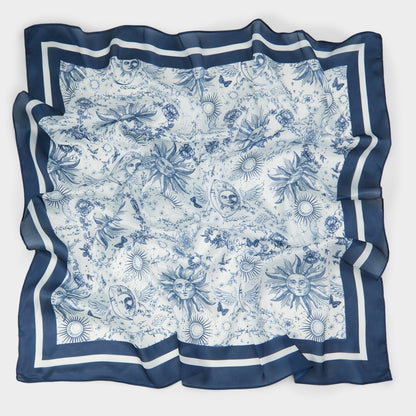 Wilse Navy Women's Scarves - Scarf - Navy