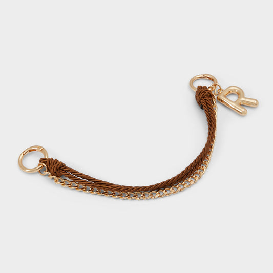 Alphabet Gold Women's Bag Charms & Keychains - Bag charm - Gold