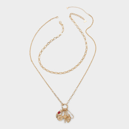 Bellari in Gold - Charm necklace - Gold