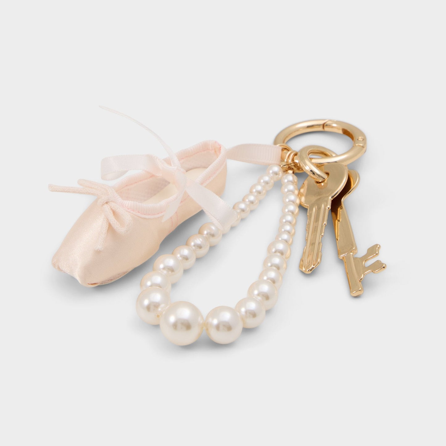 Ballerina in Light Pink - Bag charm - Light pink