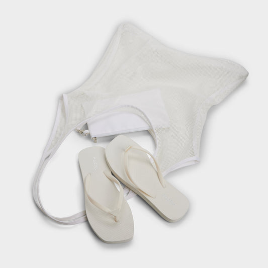 Beachready White Women's Jelly Sandals & Flip Flops - Flip flop - White
