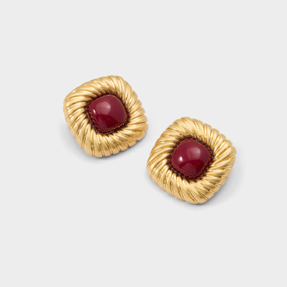 Myrage in Other Red - Statement earrings - Other red
