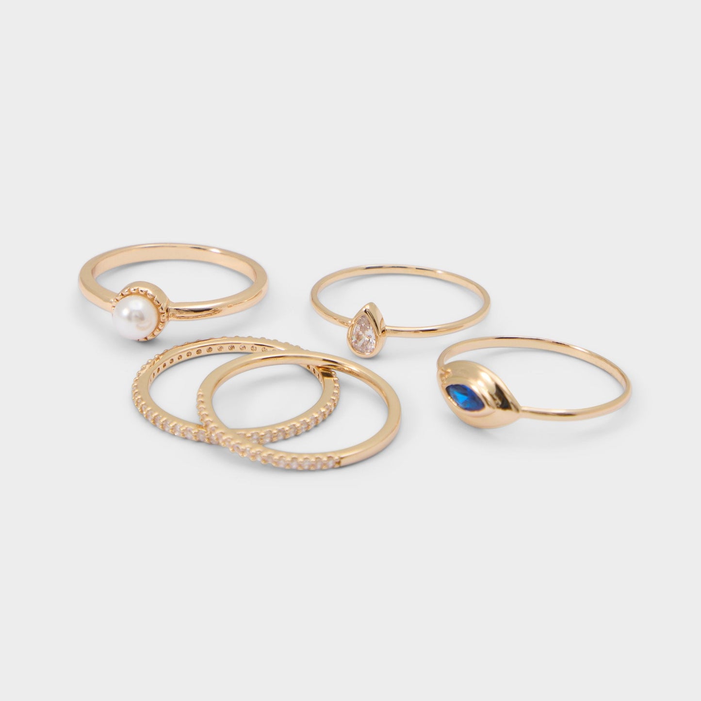 Auraeye in Light Blue - Stackable rings - Light Blue