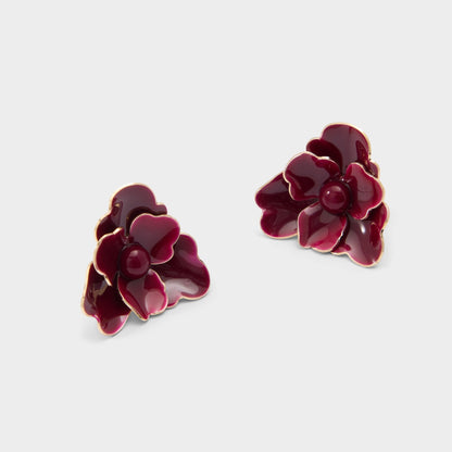 Luccyymini in Bordo - Statement earrings - Bordo
