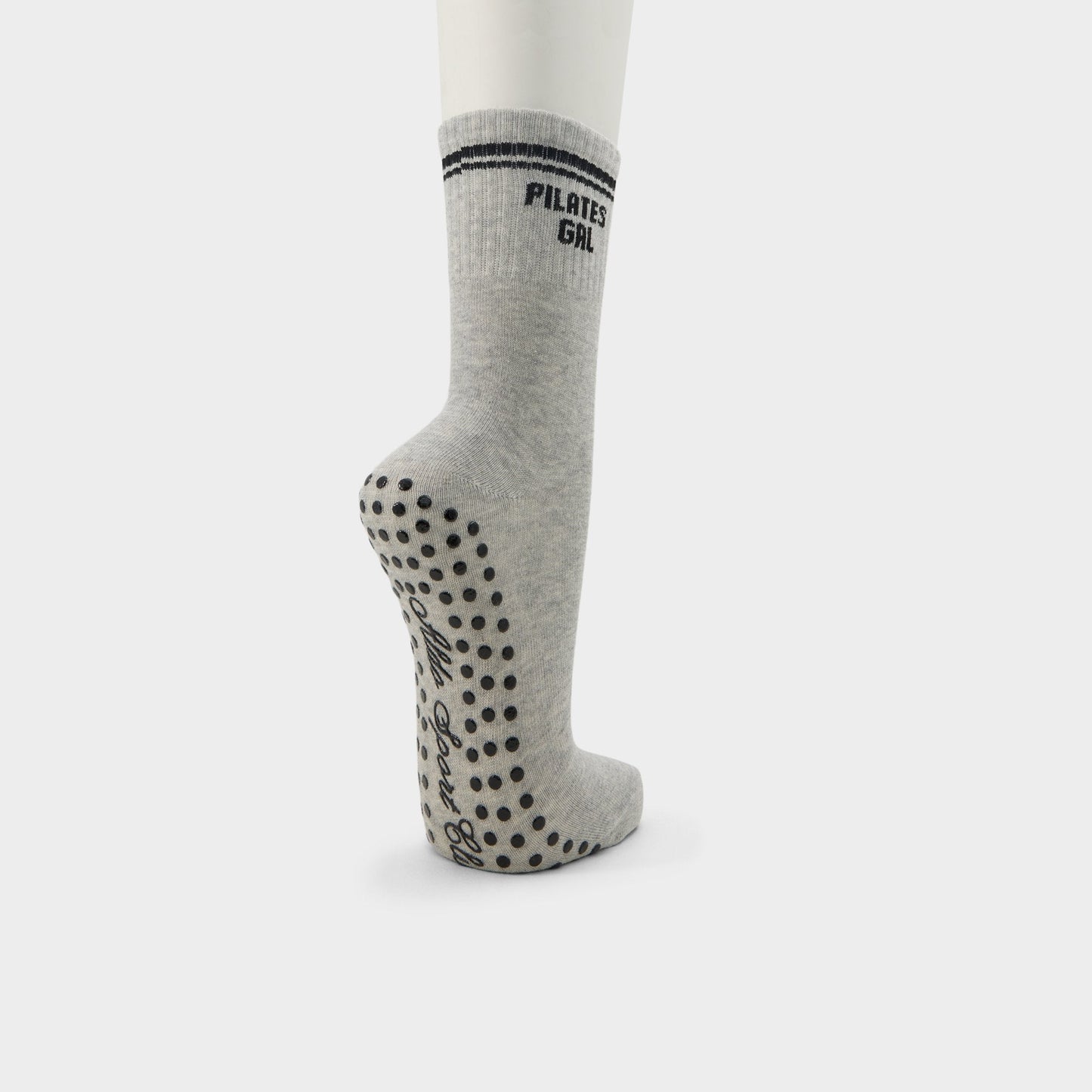 Pilatesclub in Grey - Pilates socks - Grey