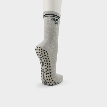 Pilatesclub in Grey - Pilates socks - Grey