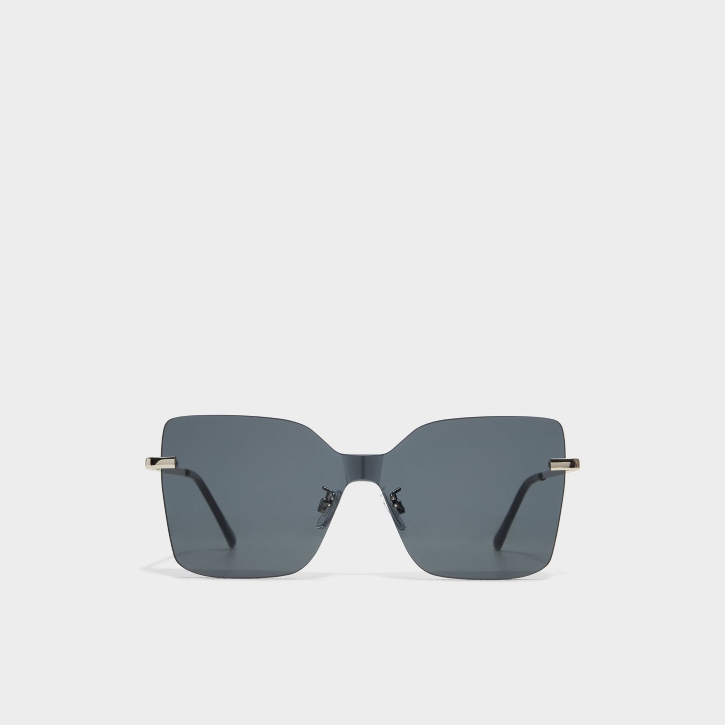 Romashin Black Women's Square - Square sunglasses - Black