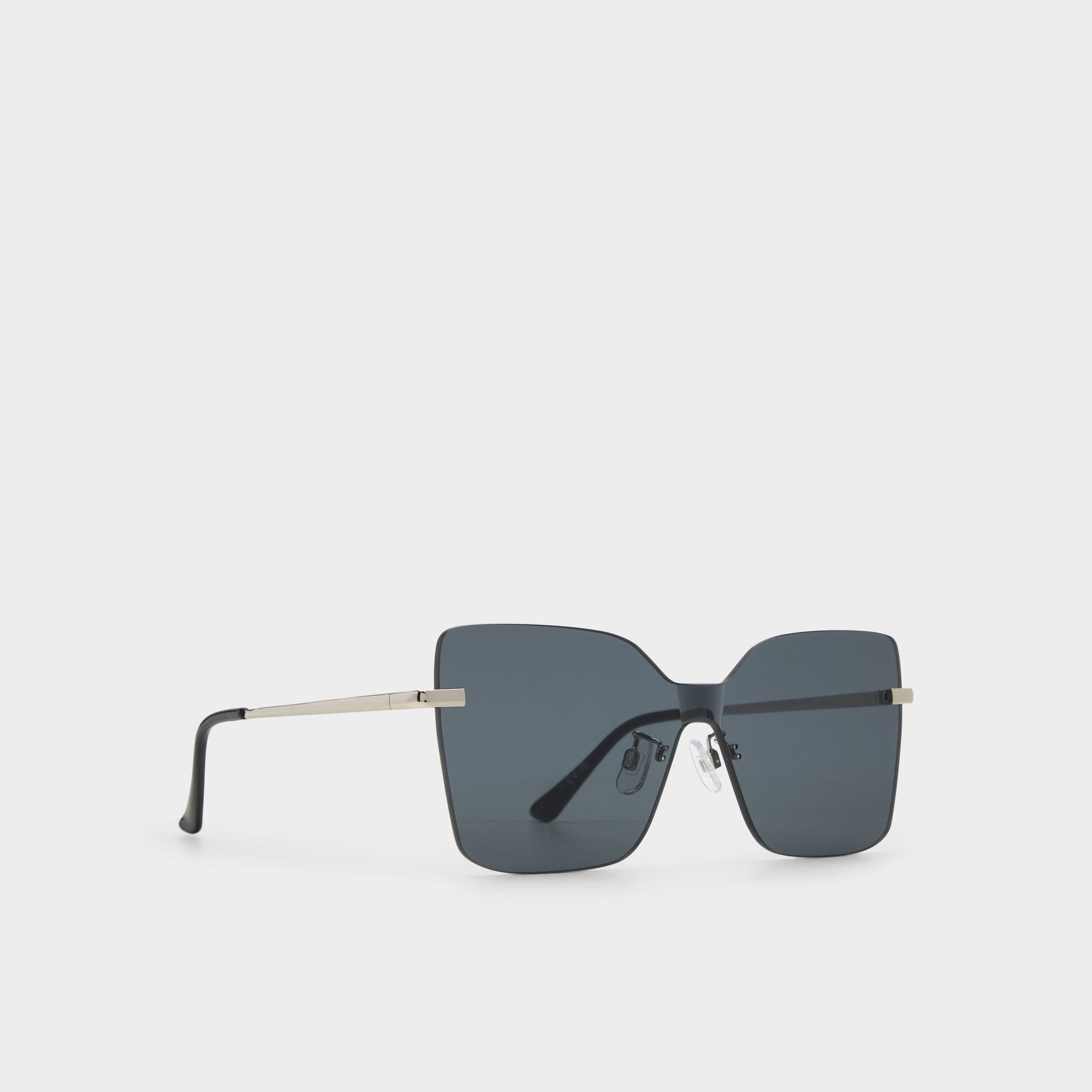Romashin Black Women's Square - Square sunglasses - Black