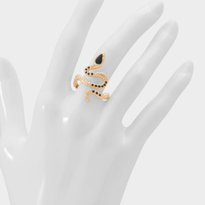 Snakesie in Black Gold Multi - Ring - Black/gold multi