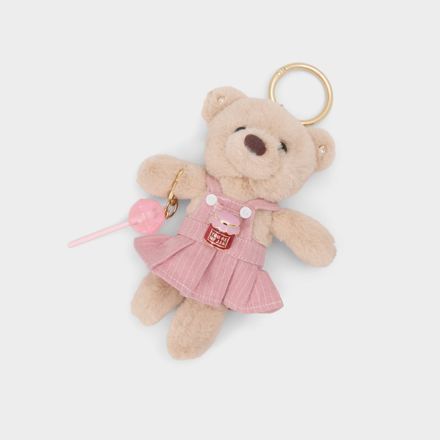 Snugglepop in Light Pink - Bag charm - Light pink