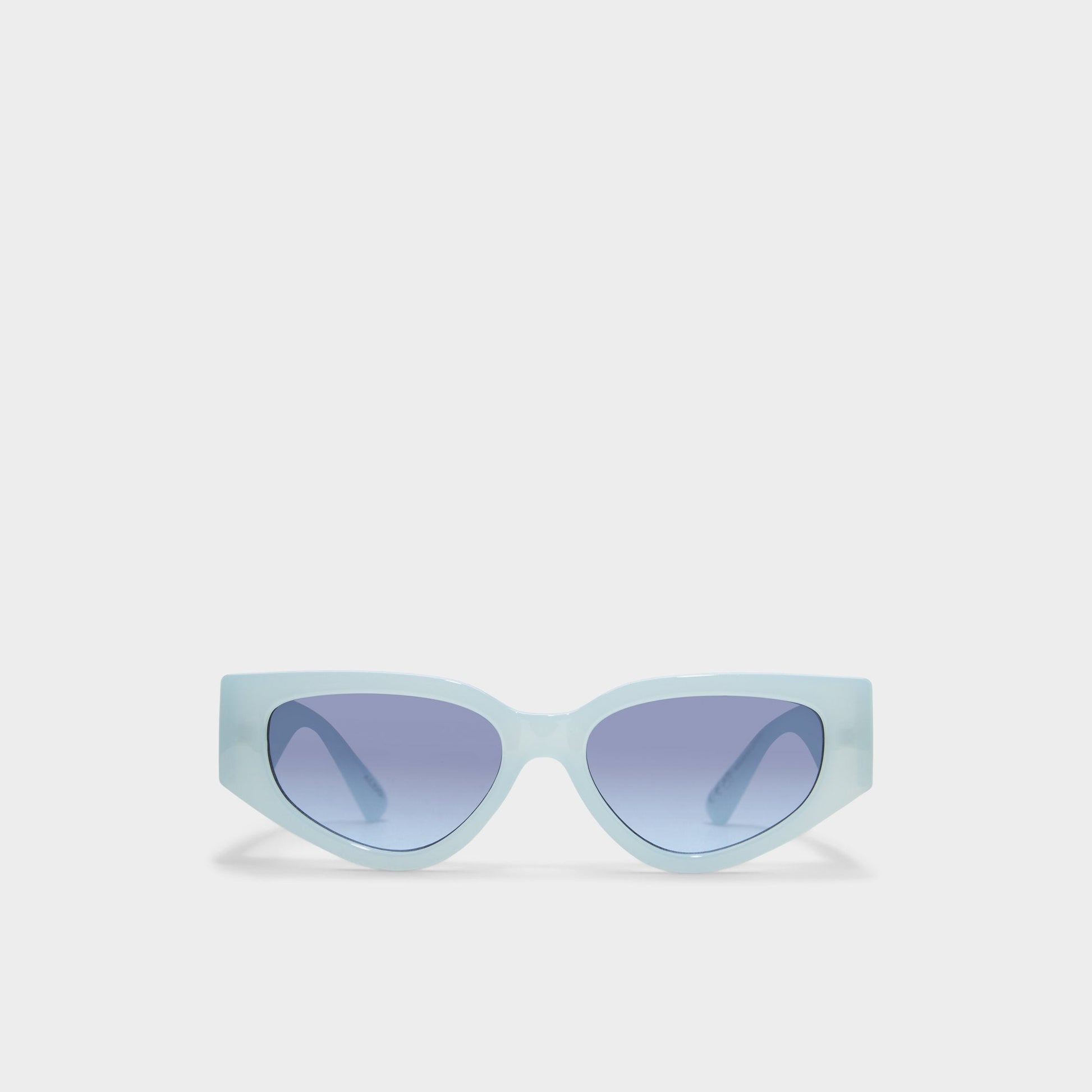 Ocerimasx Light Blue Women's Cat eye - Cat eye sunglasses - Light Blue