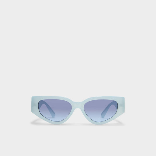 Ocerimasx Light Blue Women's Cat eye - Cat eye sunglasses - Light Blue