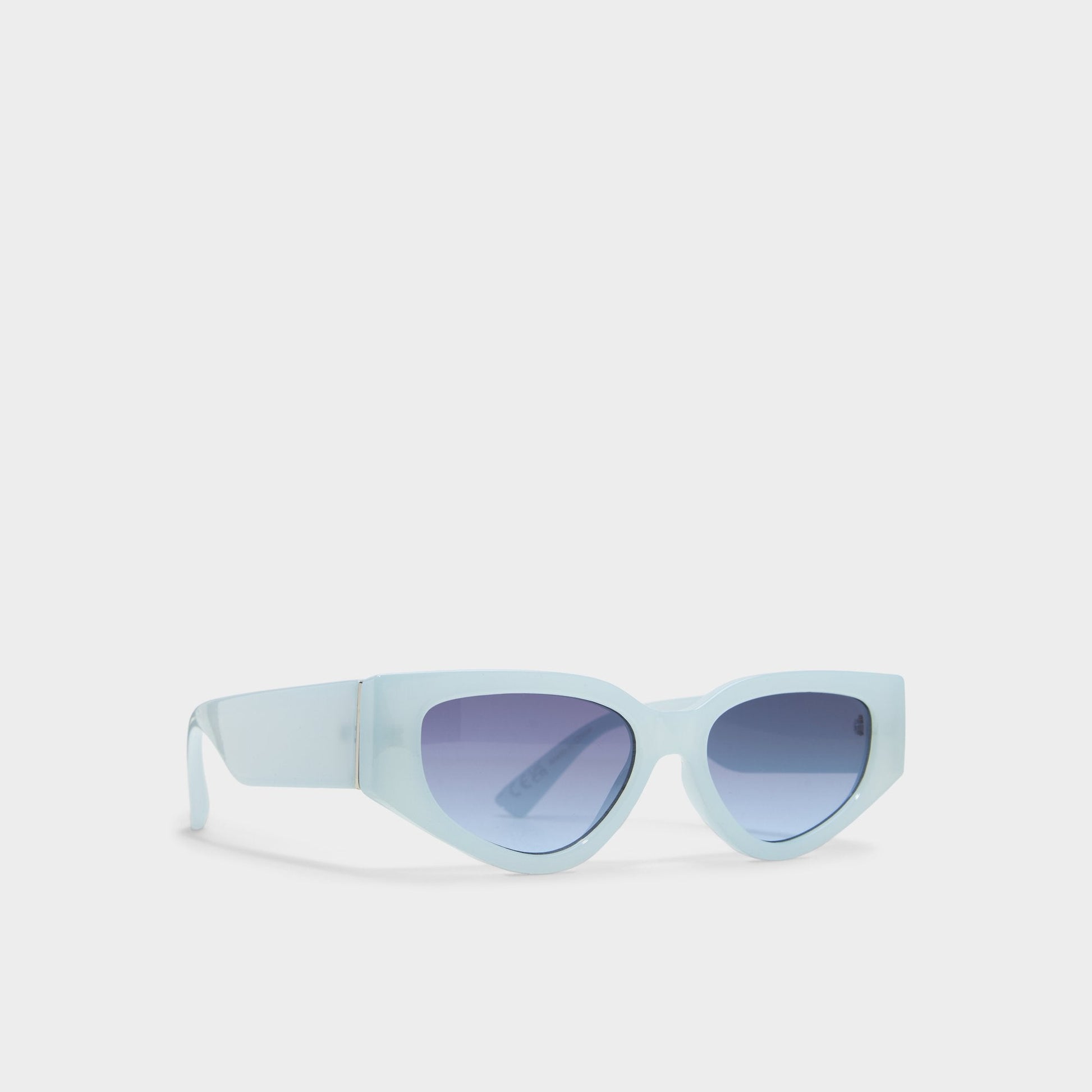 Ocerimasx Light Blue Women's Cat eye - Cat eye sunglasses - Light Blue