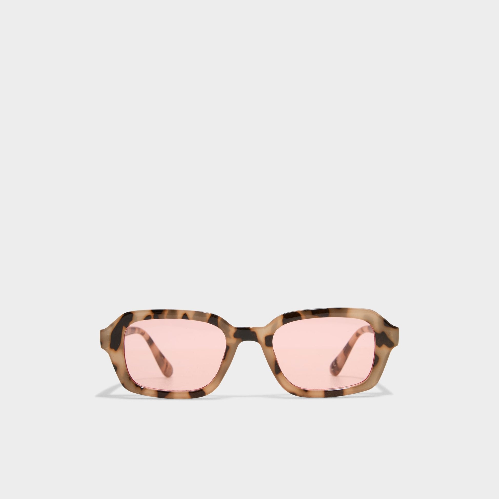 Desnix Medium Beige Women's Square - Rectangle sunglasses - Medium Beige