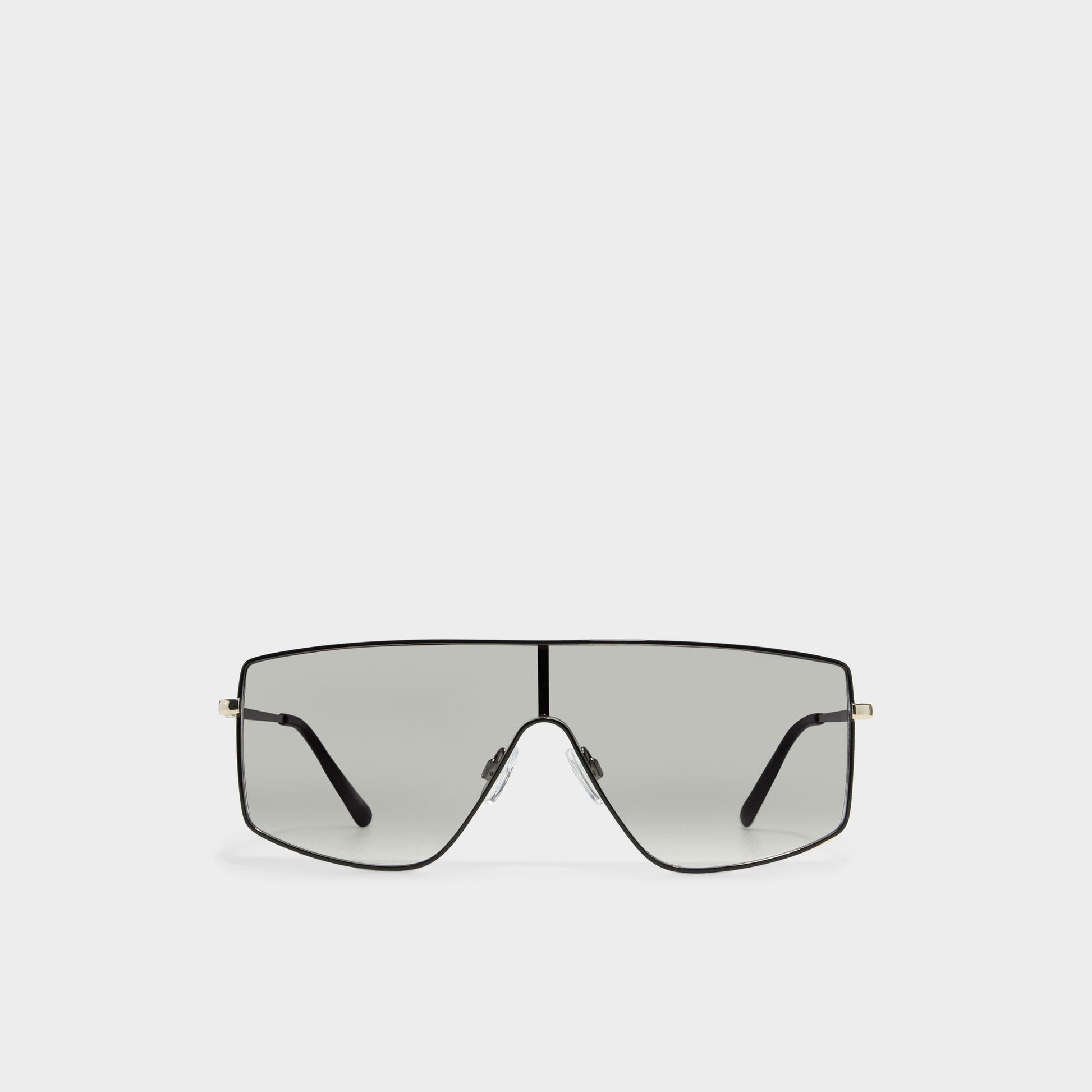 Priren Black/Gold Multi Women's Shield - Shield sunglasses - Black/gold multi