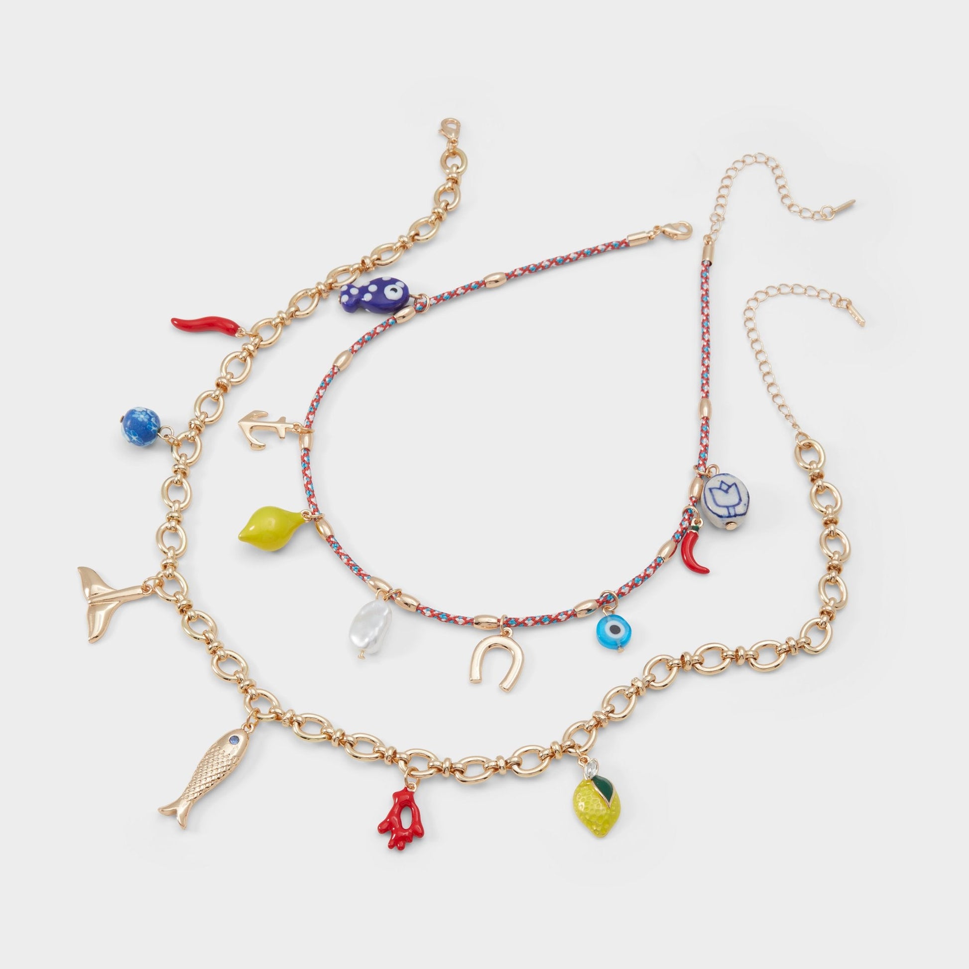 Amalfie Red Women's Necklaces - Charm necklace - Red