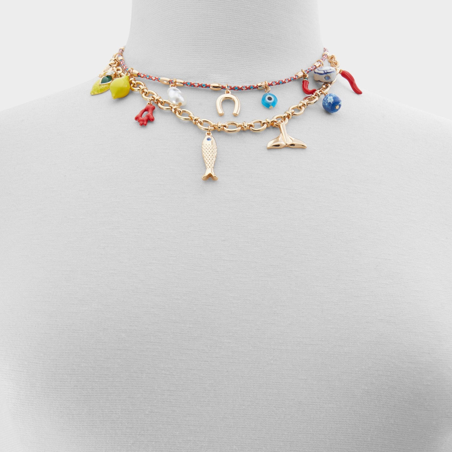 Amalfie Red Women's Necklaces - Charm necklace - Red