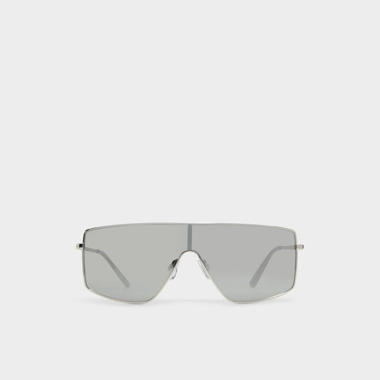 Priren Silver Women's Shield - Shield sunglasses - Silver