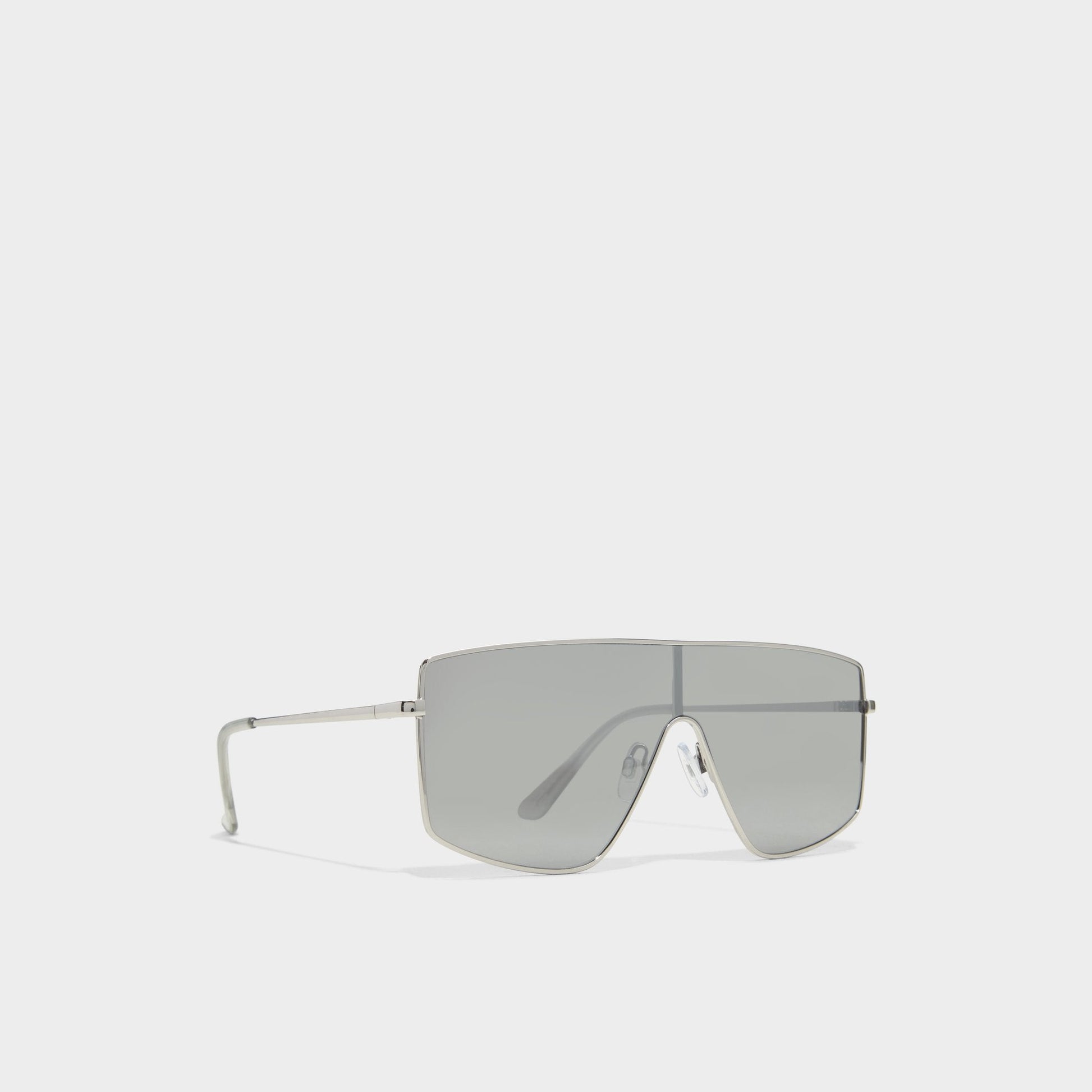 Priren Silver Women's Shield - Shield sunglasses - Silver