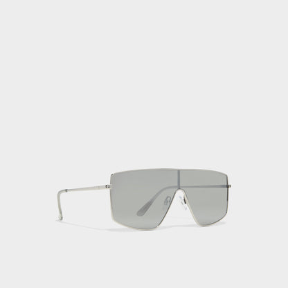 Priren Silver Women's Shield - Shield sunglasses - Silver