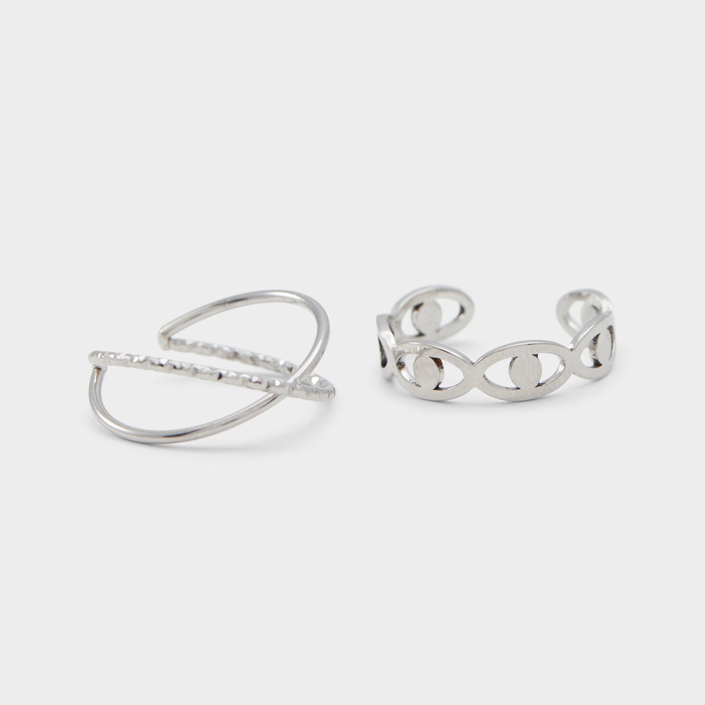 Twisted Silver Women's Rings - Toe ring - Silver