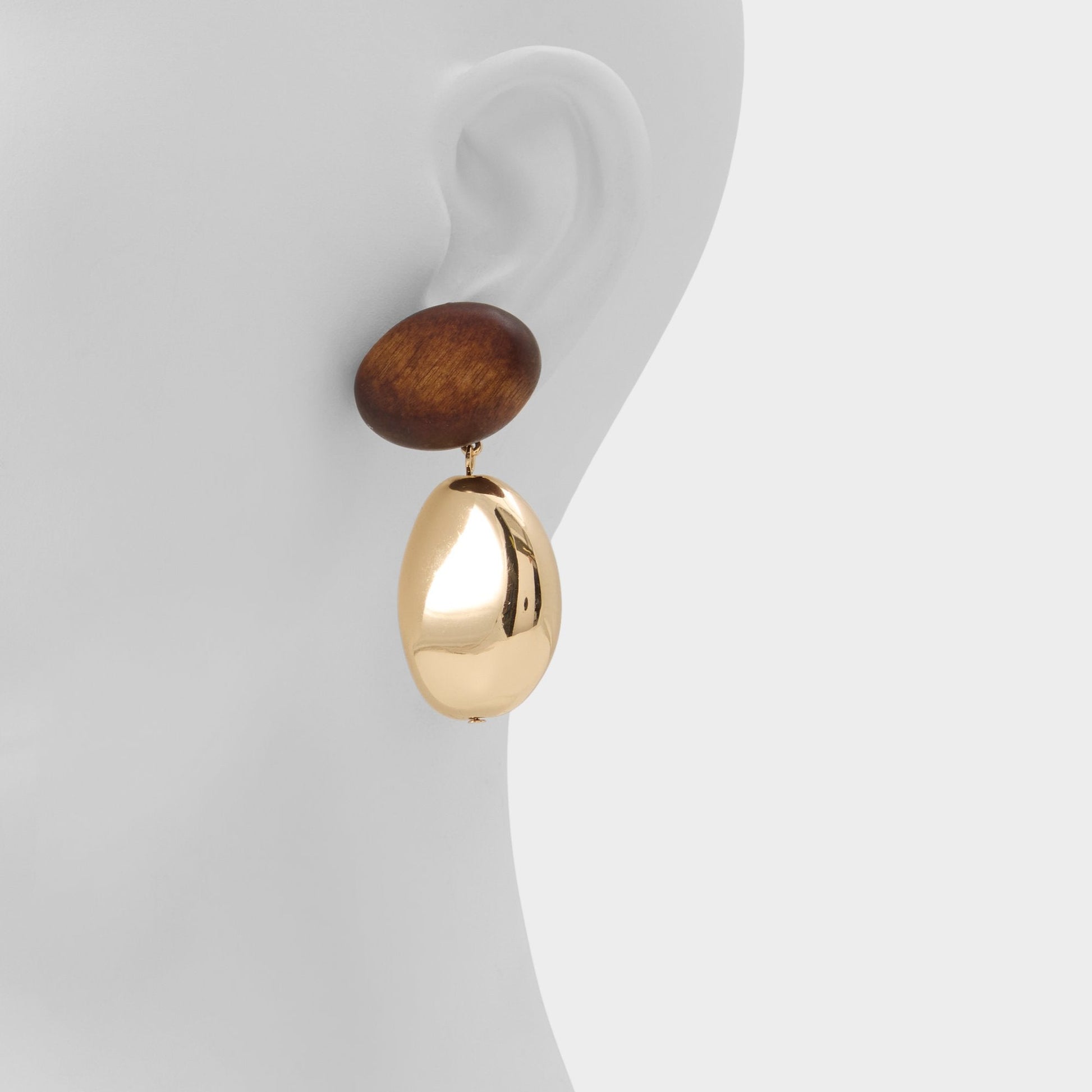 Teyrra in Other Brown - Chandelier earrings - Other brown