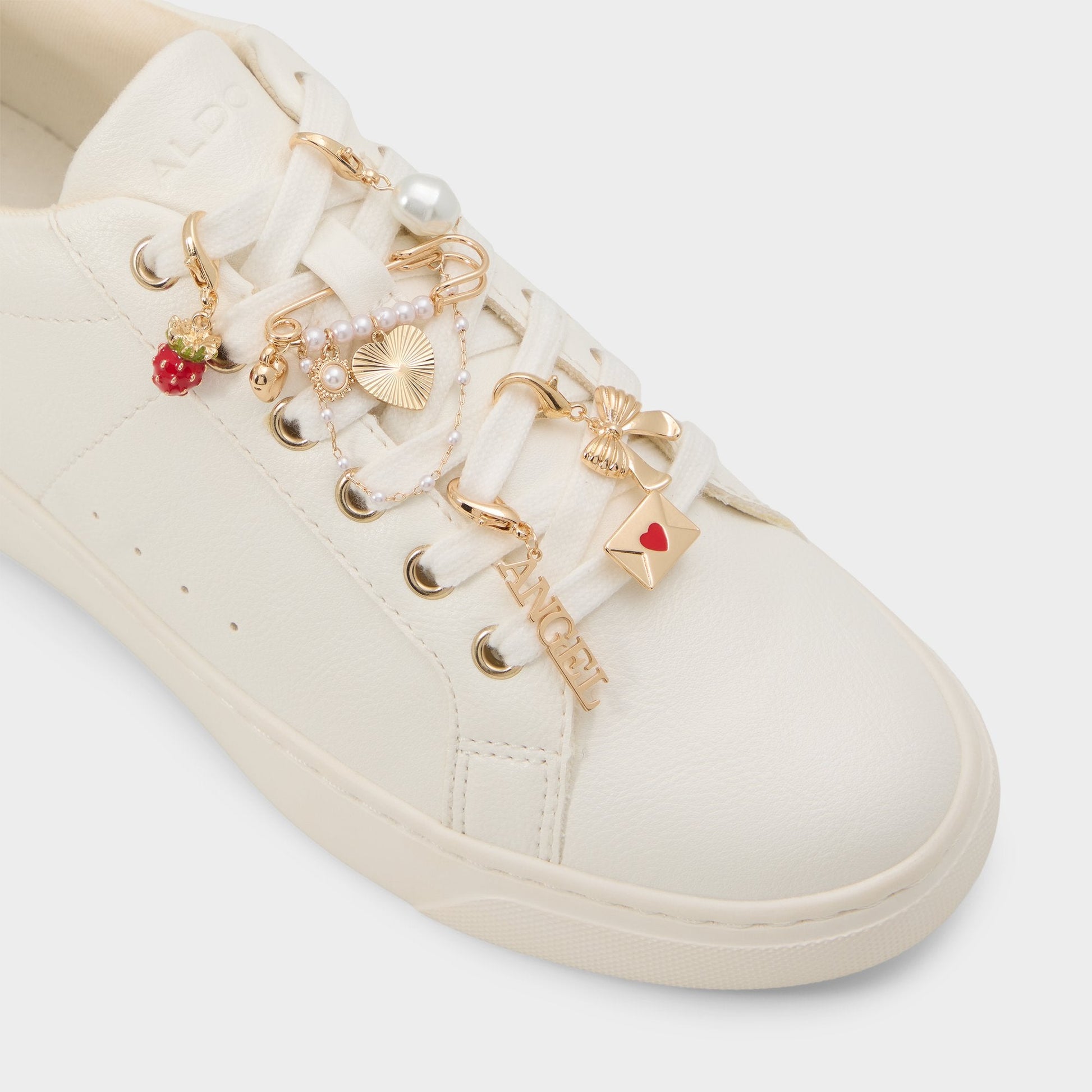 Loveletters in Red - Shoe charms - Red