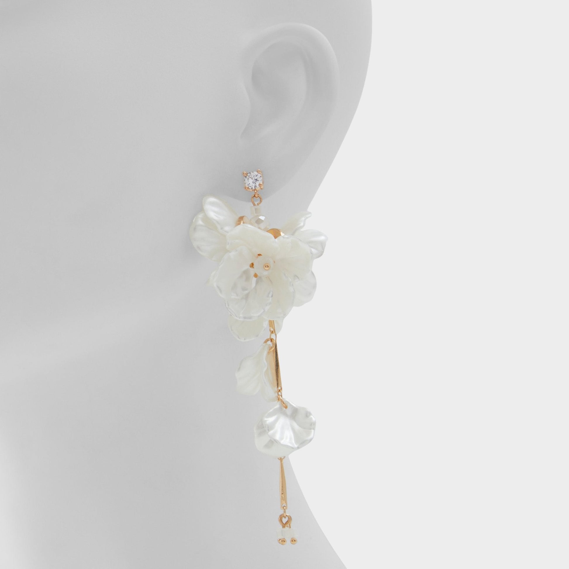 Chicfloral Ice Women's Florals - Statement earrings - Ice
