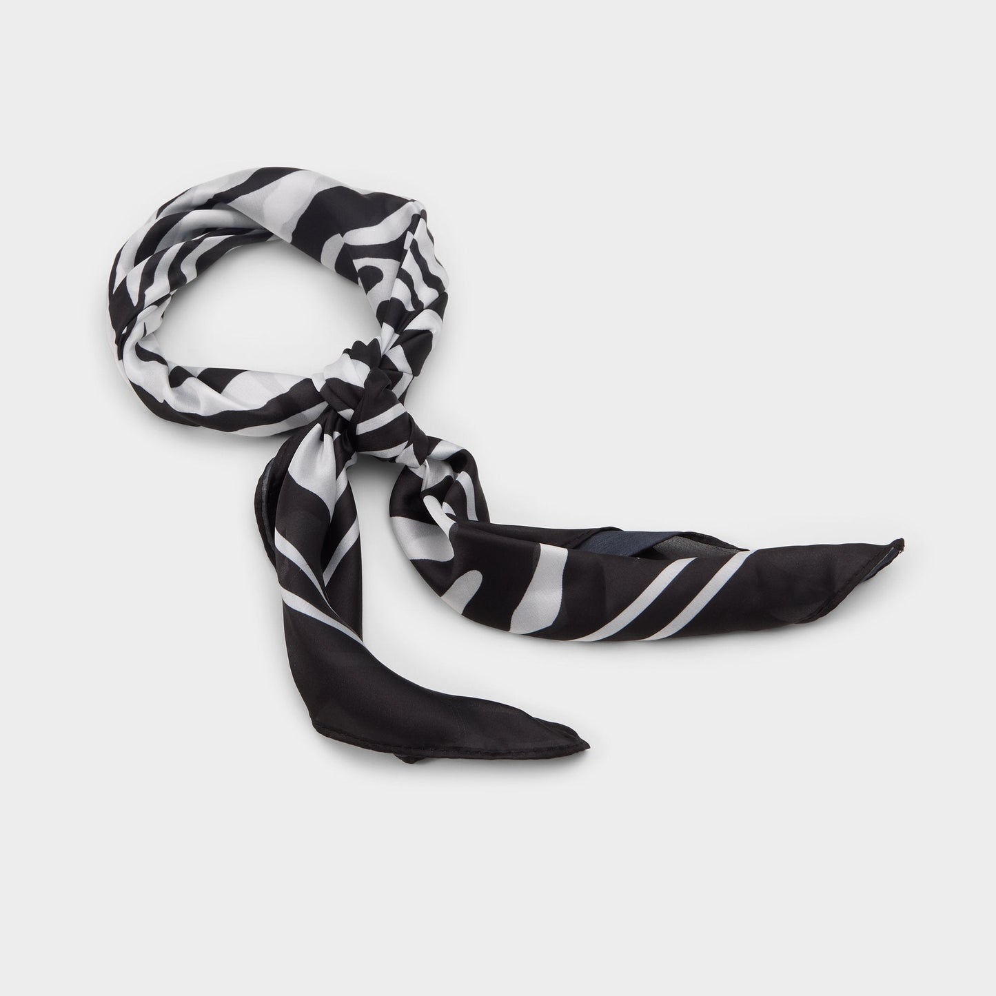 Zebria Black/White Women's Scarves - Scarf - Black/white