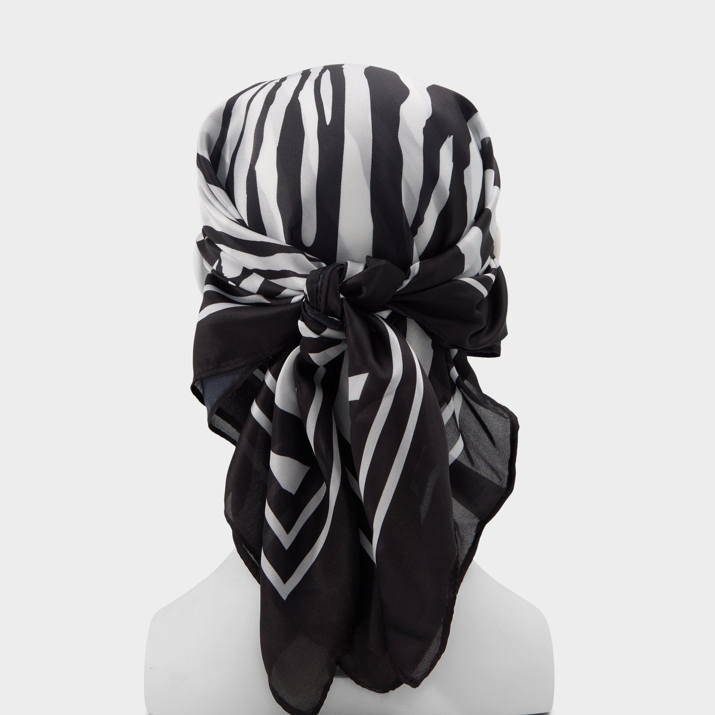 Zebria Black/White Women's Scarves - Scarf - Black/white