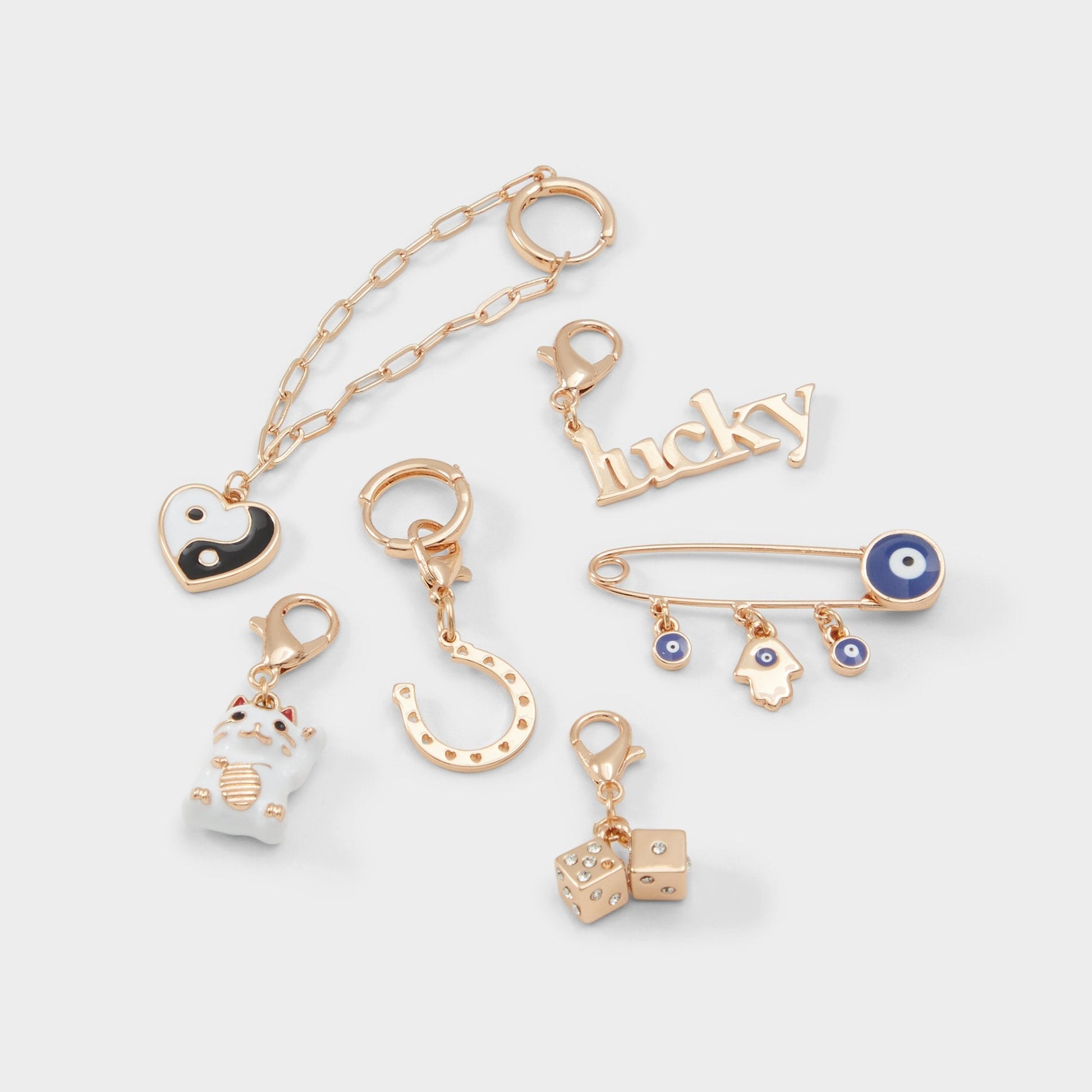 Fortunes Blue Women's Shoe Charms & Laces - Shoe charms - Blue