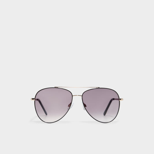 Arilicanx Black/Gold Multi Women's Aviator - Aviator sunglasses - Black/Gold Multi