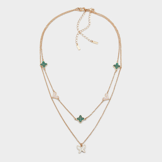Cheriish Pastel Multi Women's Necklaces - Layered necklace - Pastel Multi