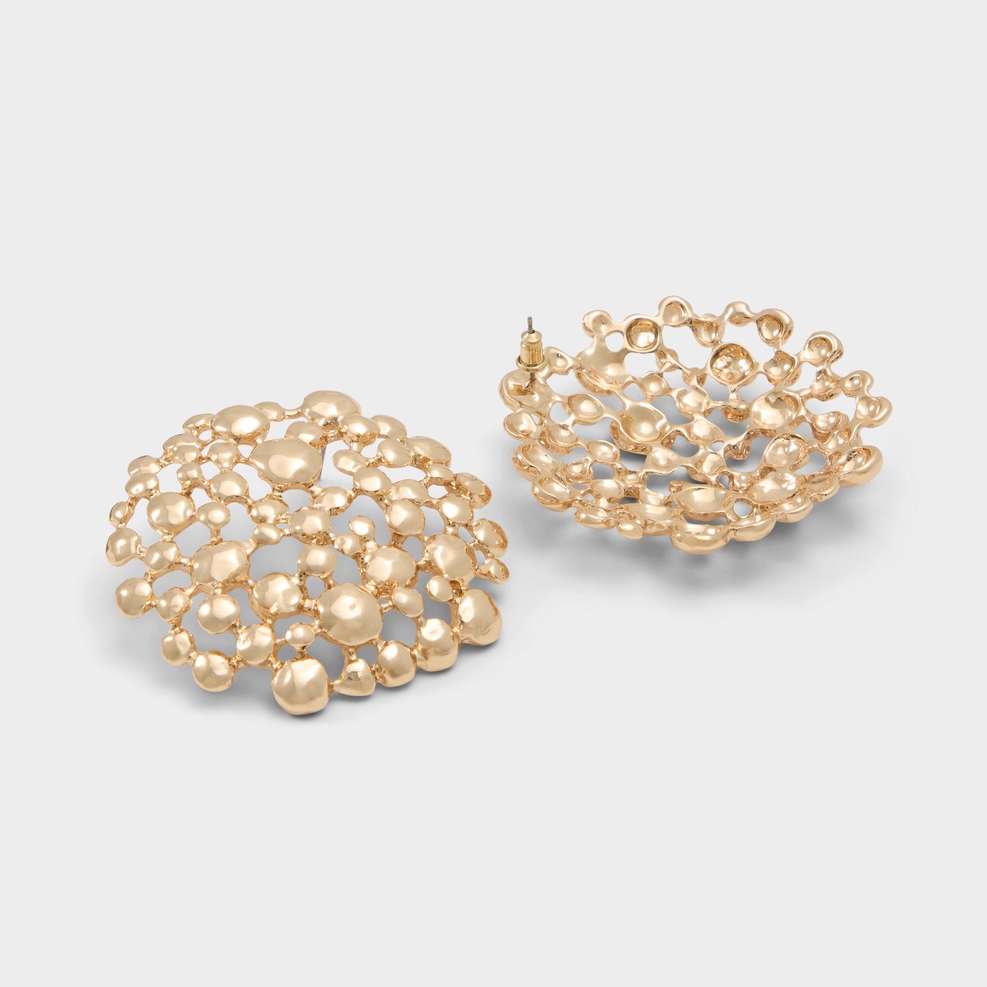 Domella in Gold - Statement earrings - Gold