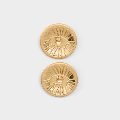 Liorra in Gold - Statement earrings - Gold