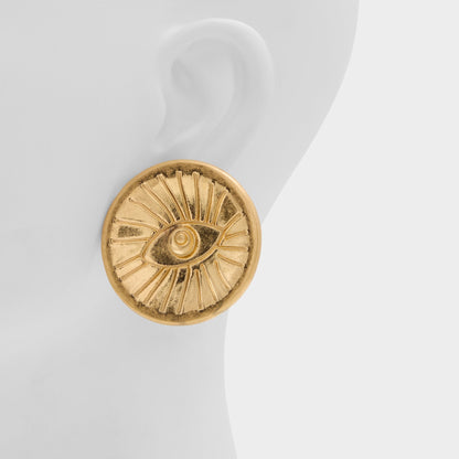 Liorra in Gold - Statement earrings - Gold