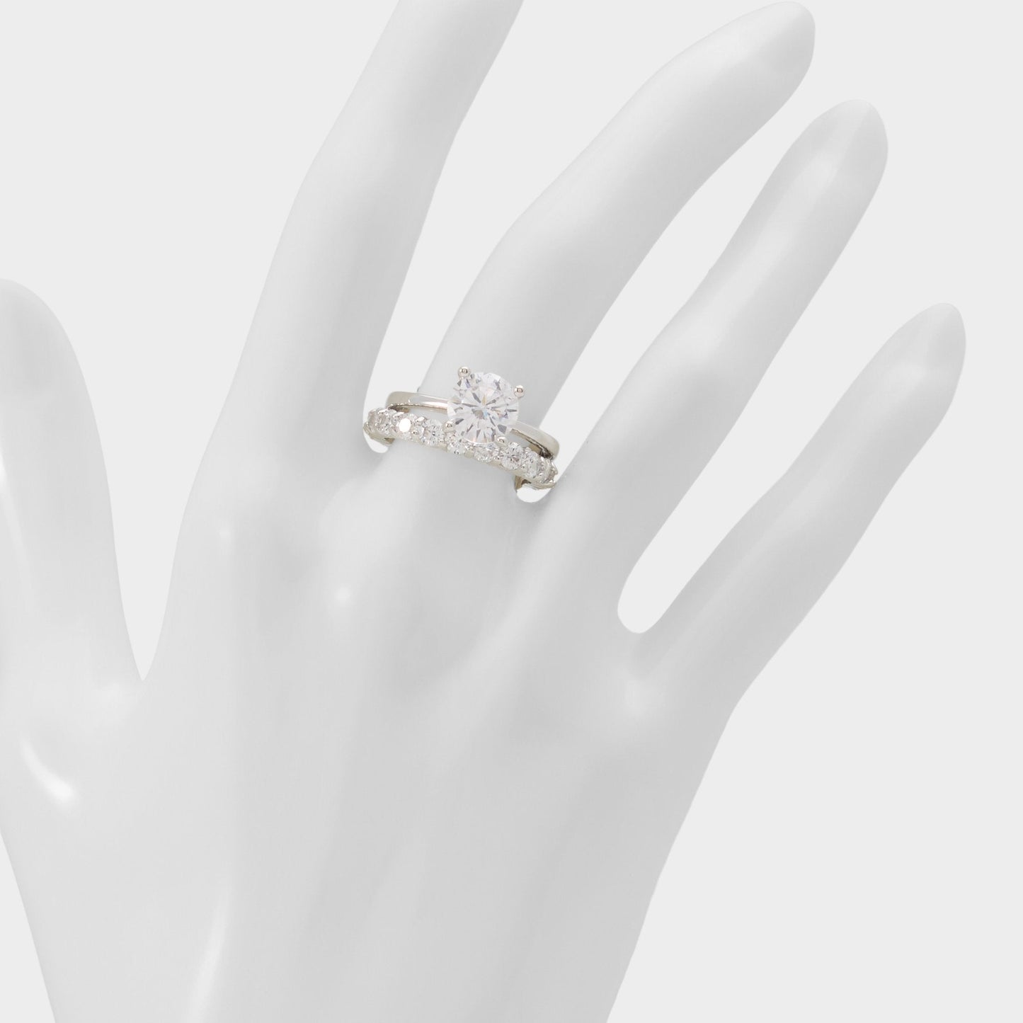 Roundsparkles in Silver Clear Multi - Ring - Silver/clear multi